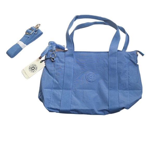 reduced brand new kipling vintage Asseni Small Tote Bag crossbody haze blue - Picture 3 of 9